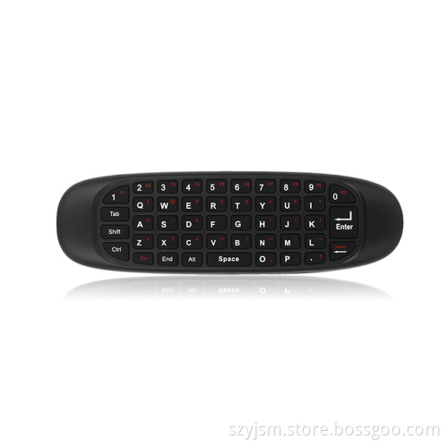 2.4G wireless air mouse remote control double sided with keyboard and gyroscrope